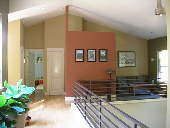 ...open to second floor