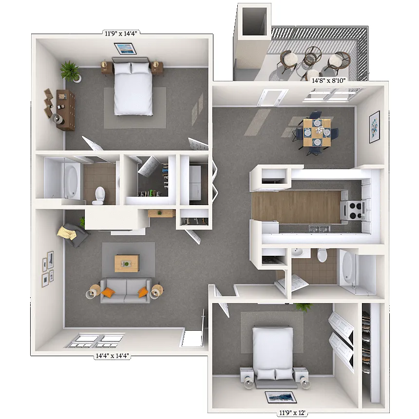 Floor plan The Overton