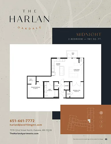 Floor plan Midnight