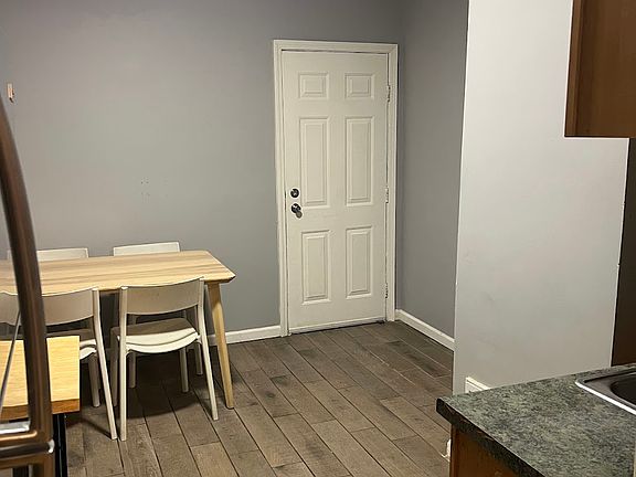 Dining room to back entrance