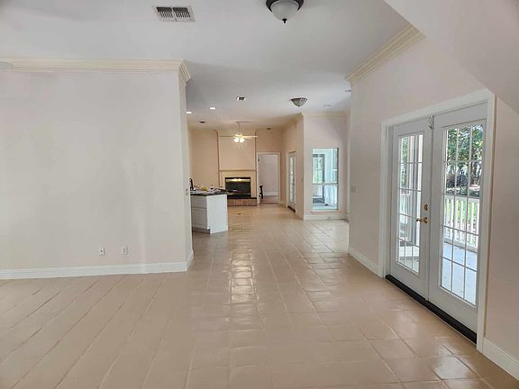 View through the house