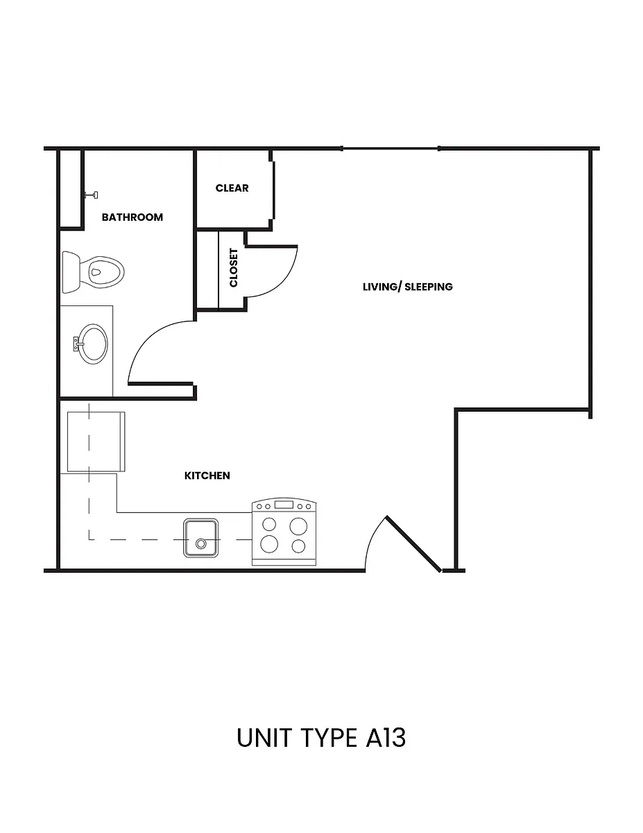 Floor plan A13