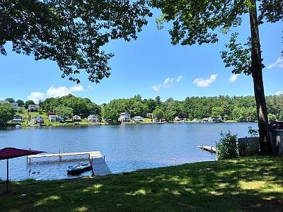 View of lake from house