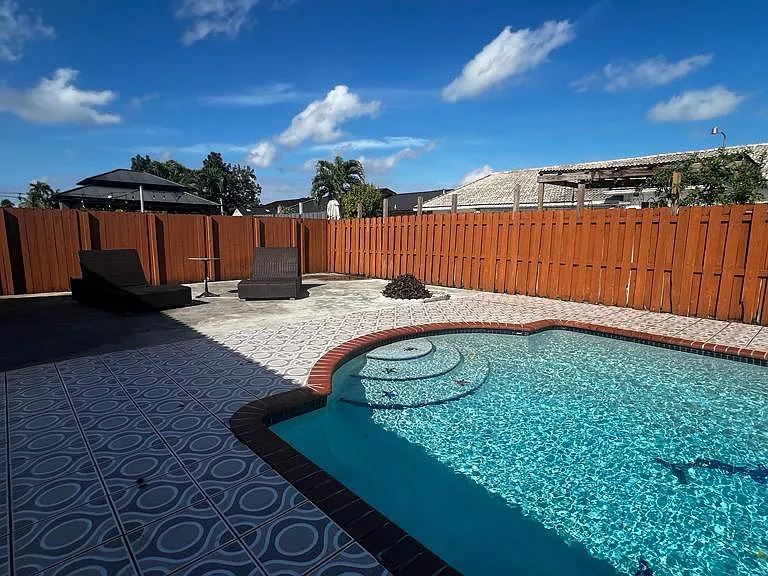 Back-yard area