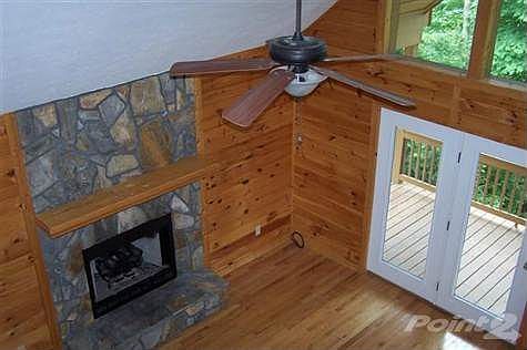 Looking down at Great Room