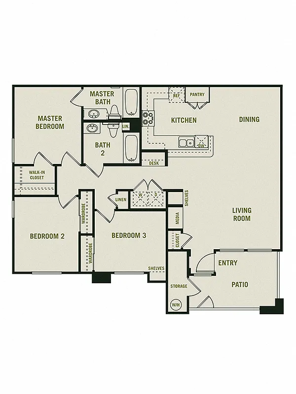 Floor plan The Remington