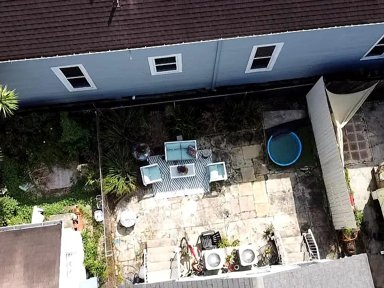 Spacious backyard for outdoor celebrations