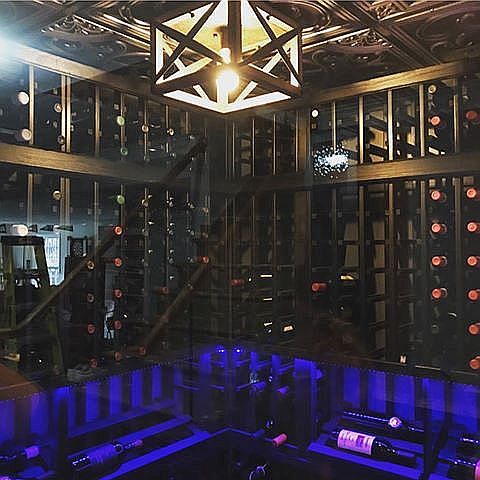 Renovated wine cellar