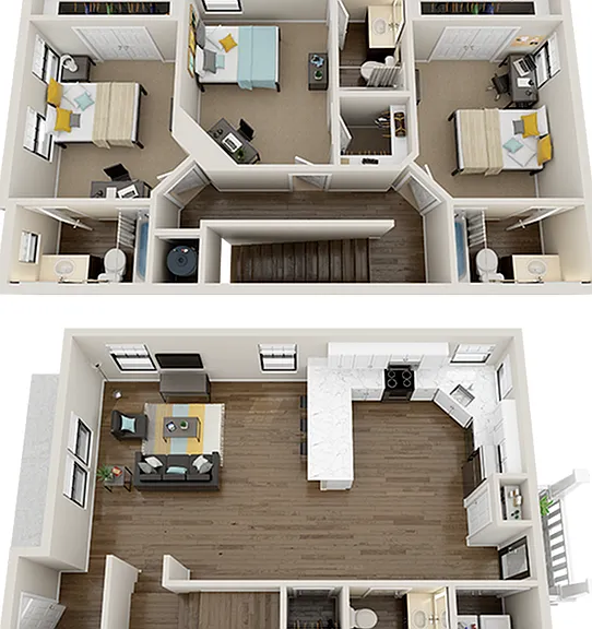 3x3.5-Premium-Floor-Plan-Collective-at-Clemson