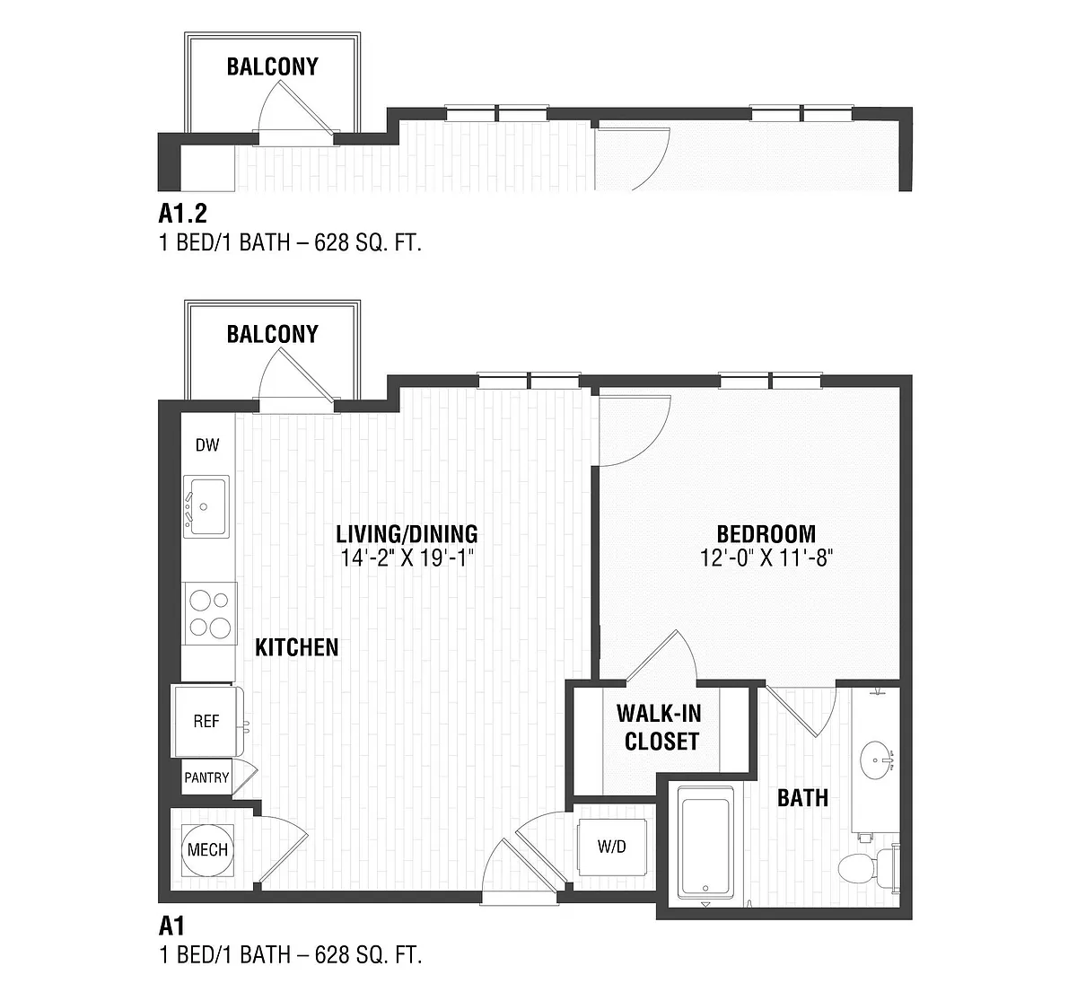 Floor plan A12