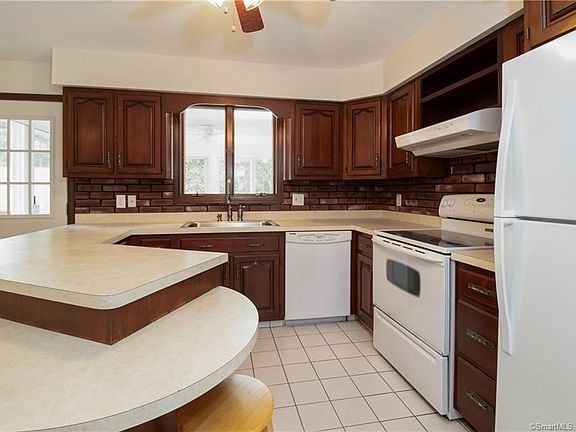 Spacious kitchen is near the LR & DR. The door to the left leads to the Sun Room.