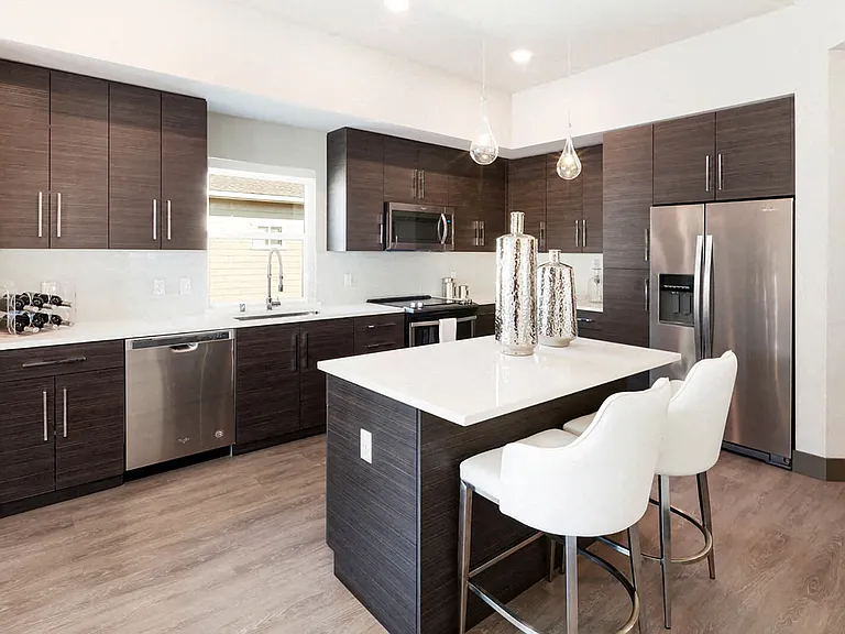 Flat panel high end cabinetry