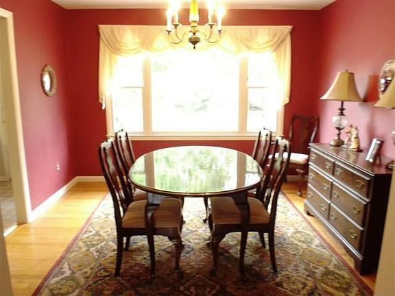 Beautiful Roomy Dining Room w/ great view of yard