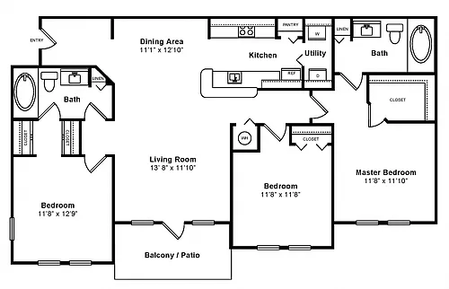 Floor plan The Turin