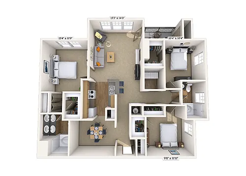 Floor plan Sunset