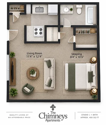 Floor plan Studio