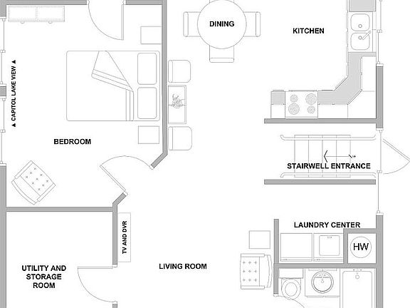 2201A Water St SW Floor Plan
