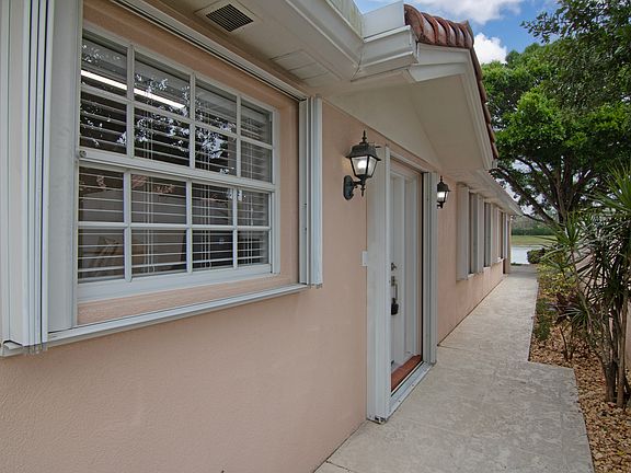 front door entry with alarm system