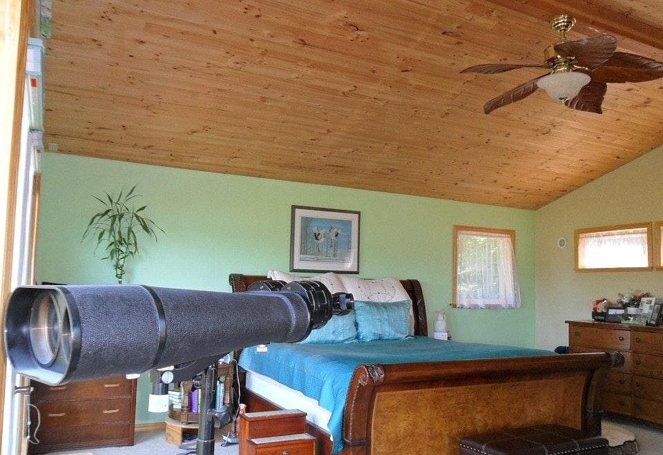 Large Bedroom with French Doors to Deck and amazing views