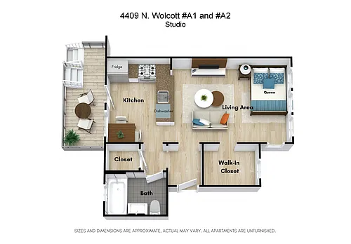 Floor plan Studio