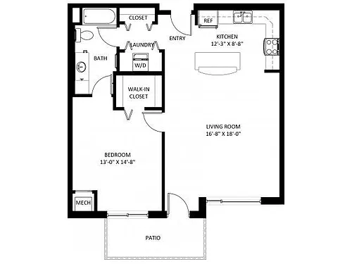 Floor plan Chatham