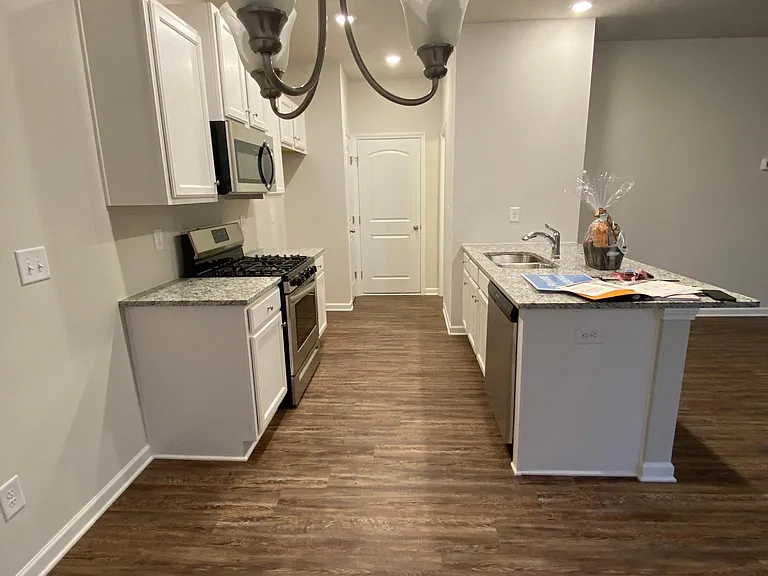 Dinette view into kitchen