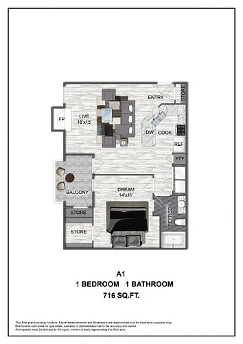 Floor plan A1