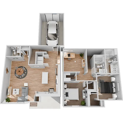 Floor plan PLAN B3.1 TOWNHOME
