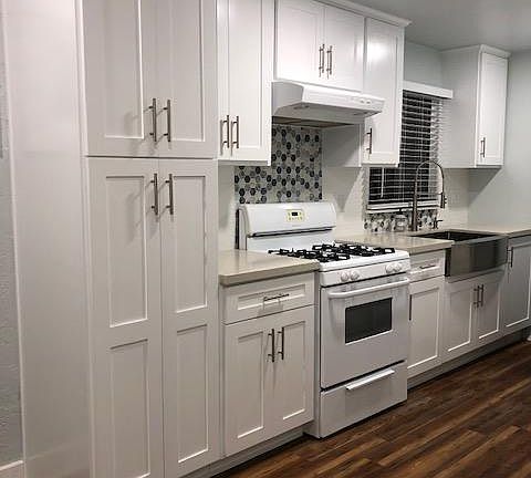 New kitchen and new flooring