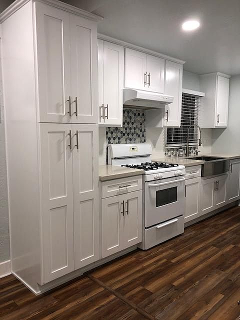 New kitchen and new flooring