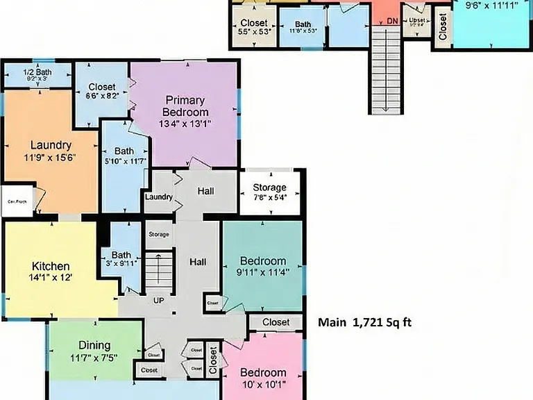 Room layout and dimensions