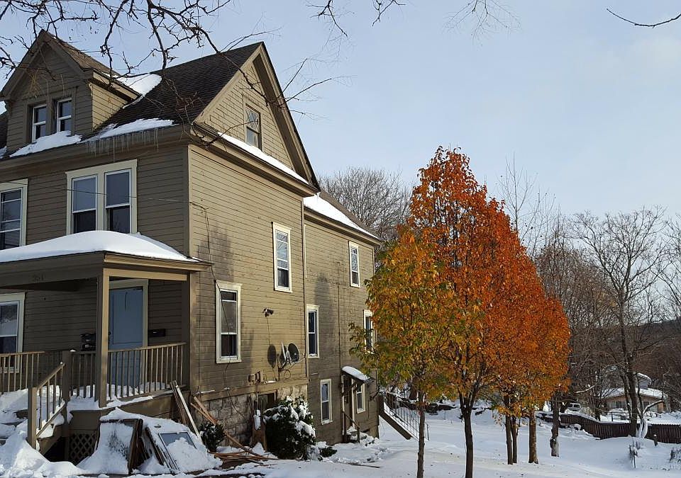 front of the house