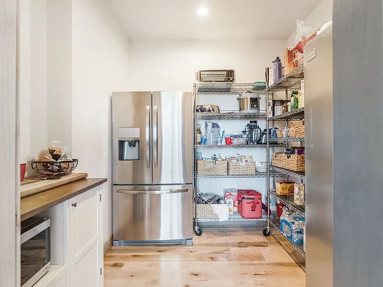Large Walk-In Pantry Area - Refrigerator/Freezer/Microwave