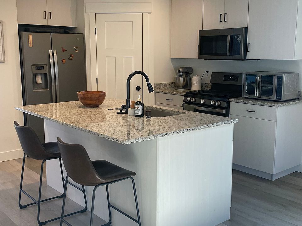 Shared kitchen space.