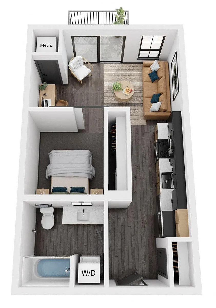 Floor plan Cedar1 / 538