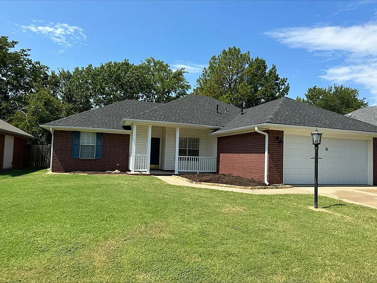 Front view of house and front yard