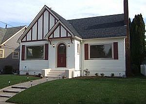 Front, English tudor