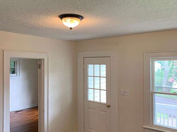 Living room and front door
