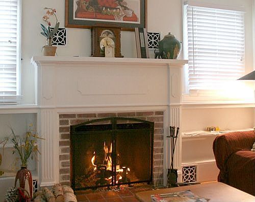 Fireplace for cool evenings