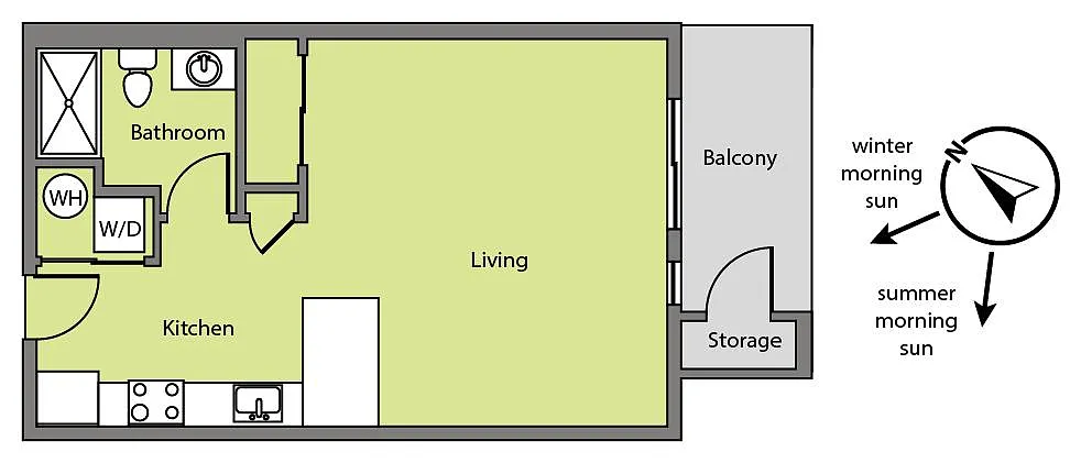 Floor plan 311 Top Floor Chile Line