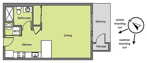 Floor plan 311 Top Floor Chile Line