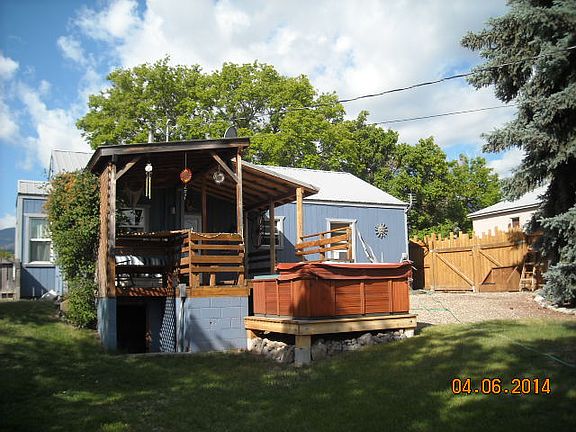 Back of home, hottub&fence