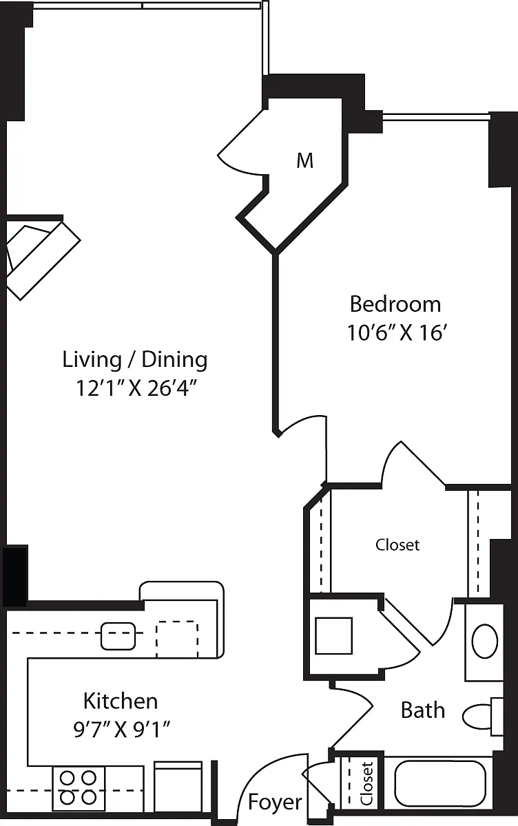 Floor plan Rosslyn