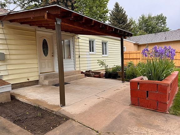 Back of house. Door opens into office space.