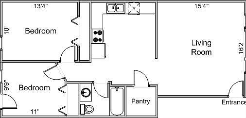 Main Floorplan For 336 Island Drive #16