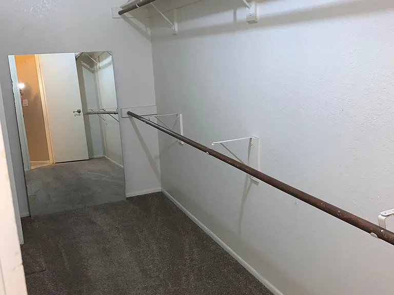 Large walk-in master closet