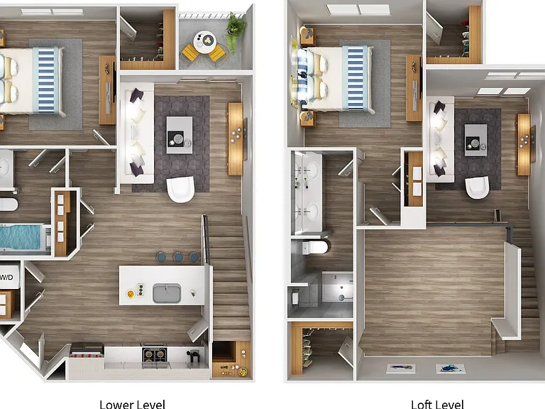 Bentley | 2 Bed+Den/2 Bath Loft | 
1,380 SF Bentley | 2 Bed+Den/2 Bath Loft | 
1,380 SF