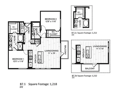Floor plan B71