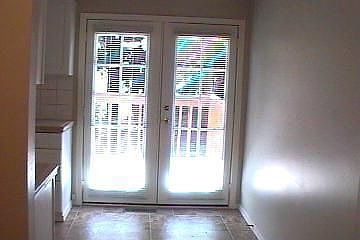 French doors to deck