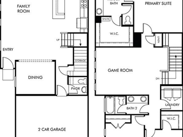 The Weston (S105) Plan, Kemah Crossing - City Series
